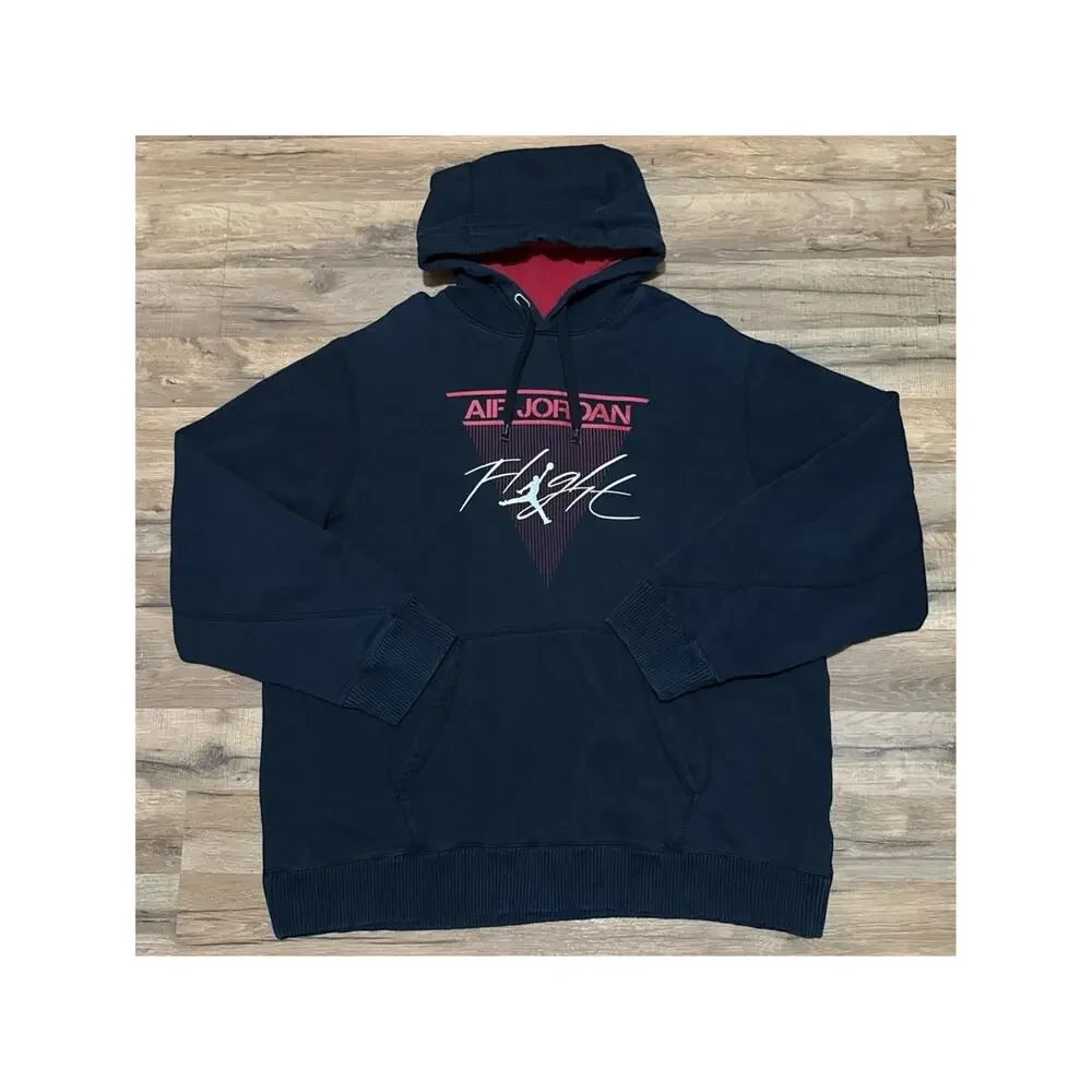 Y2K Air Jordan Chicago Black White Red Vintage Hoodie Sweatshirt 411234-018